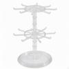 Desktop Keychain Display Rack | Compact Tabletop Organizer, Rotating Jewelry
