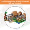 My World The Farm Cottage Village House Building Blocks with Figures Compatible 21128 DIY Bricks Toys