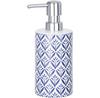 Wenko Ornament Liquid Soap Dispenser Ceramic White 360 Ml