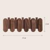 Creative Luxury Wall Coat Rack Walnut Wood Clothes Dress Hanger Hooks Backpack Coat Pants Interior Furniture Bedroom Clothing St