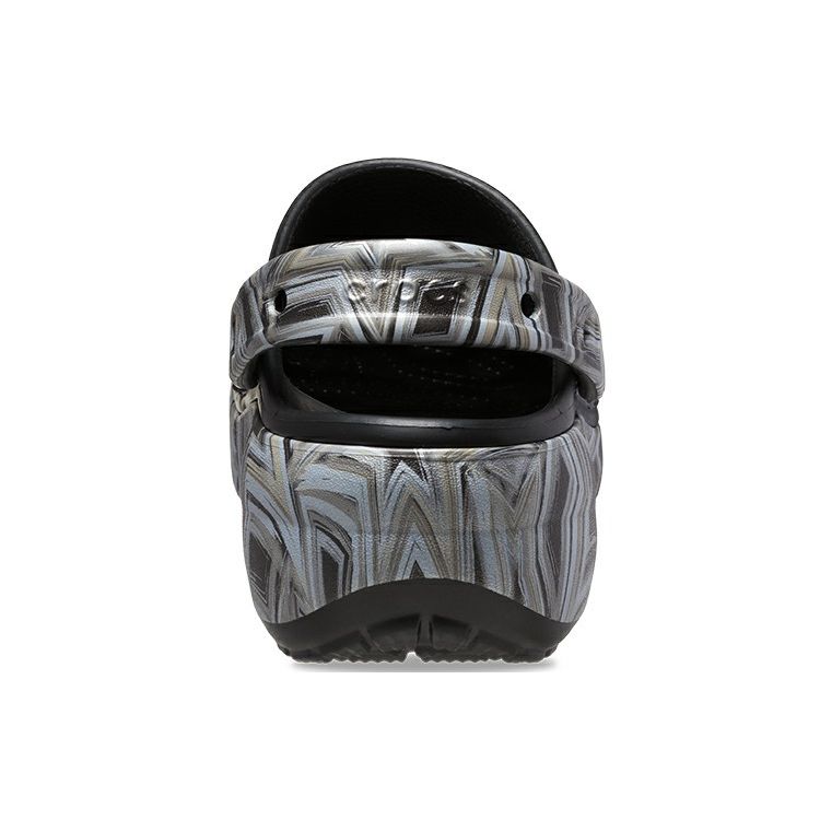 Crocs Zuecos Clásicos Zuecos de EVA Calzado para Mujer Negro Multicolor 208123-0C4