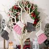 10Pcs Knitted Christmas Stocking Creative Colorful Socks Ornament Stylish Holiday Decoration for Wall or Tree Display