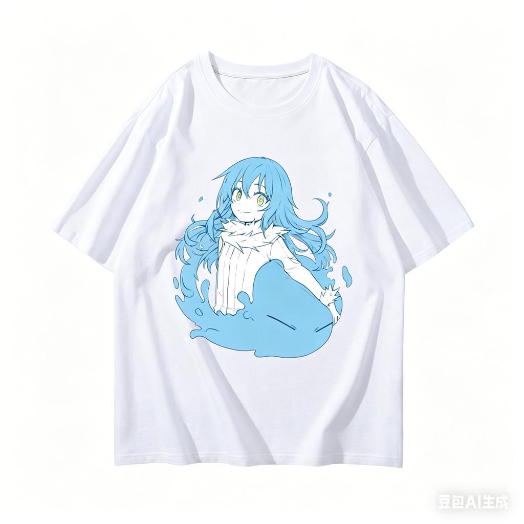 2026 That Time I Got Reincarnated as a Slime Personality T-shirt, New Model, Anime Clothing, Plus Size T-shirt