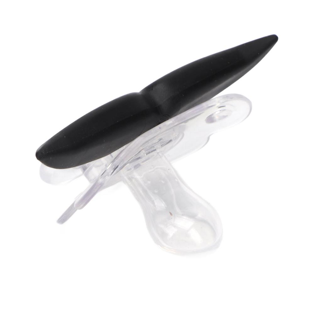 Baby Beard Pacifier Safe Practical Portable Baby Funny Mustache Pacifier for Living Room Nursery