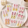 9 Pack of 2D Acrylic Printed Teachers' Day and Graduation Season Stationery Series Earrings