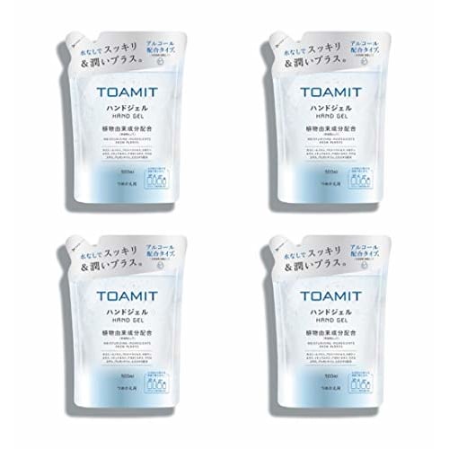 TOAMIT Toa Sangyo Hand Gel Refill, 500ml, AL500 (4)