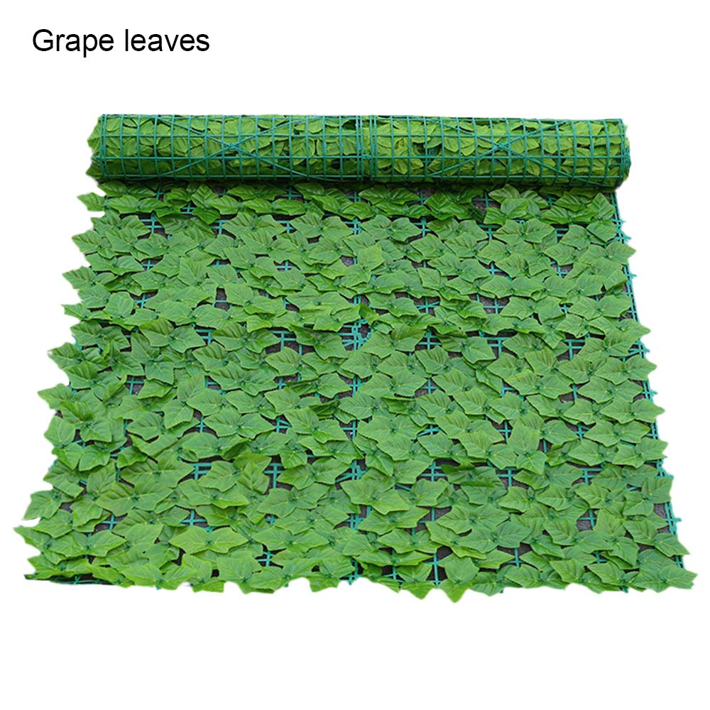 Artificial Hedges Ivy Leaf Garden Fence Roll Privacy Screen Wall Cover Decor
