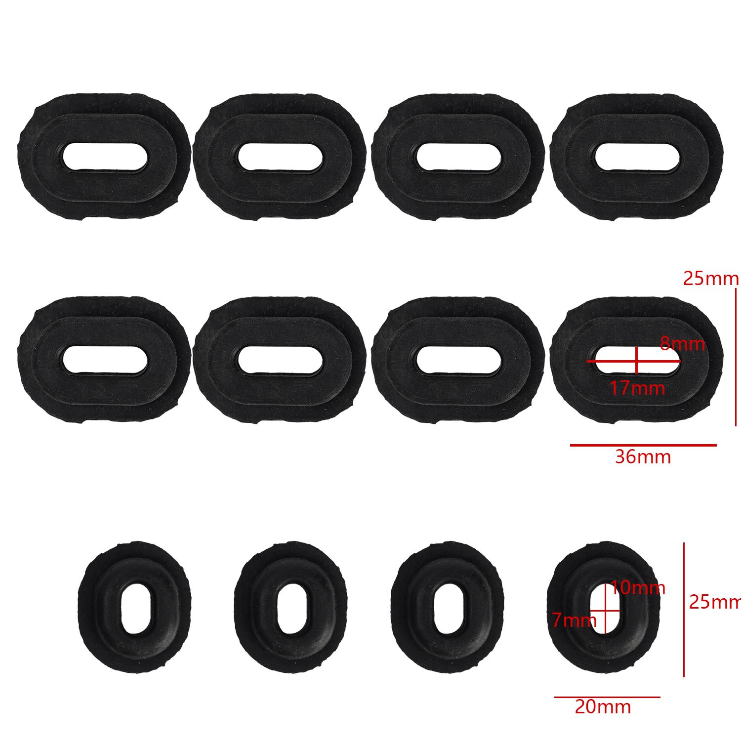 

Motorcycle Fairing Side Cover Rubber Grommets Anti-Vibration Cushion Mounting Kit for Honda CB500 Yamaha MT07 Replacement