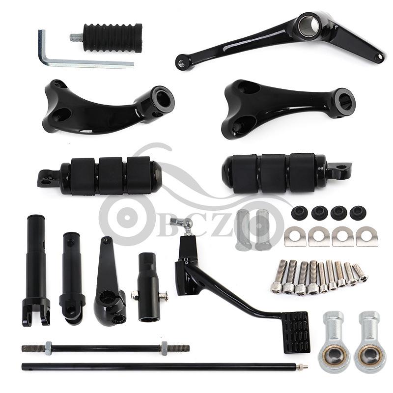 Black Front Shifter Foot Peg for Harley Sportster XL 1200 883 48 (2014-2020)