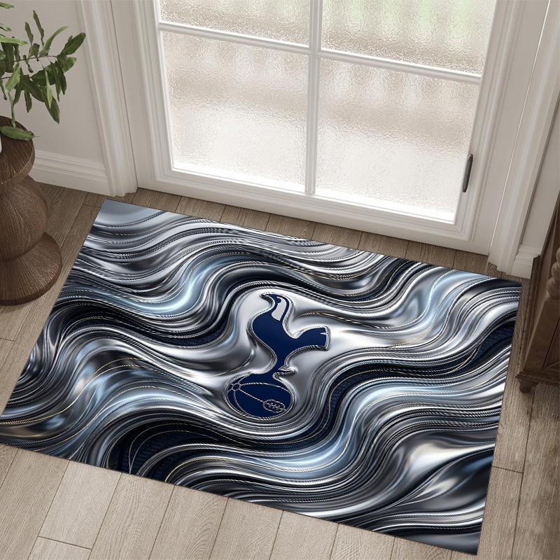 Tottenham Hotspur Design Kristal Fluweel Tapijt Gezellig Niet?Antislip Bedrukt Tapijt Voor Slaapkamer Woonkamer Entree