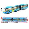 Alloy Double Jointed Bus Model Toy Sound Light Children Play Festival Gifts