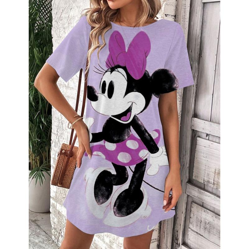 2025 Summer Animal Printed Dress Women's Short Sleeved Beach Sunwear Elegant Casual Party Dress