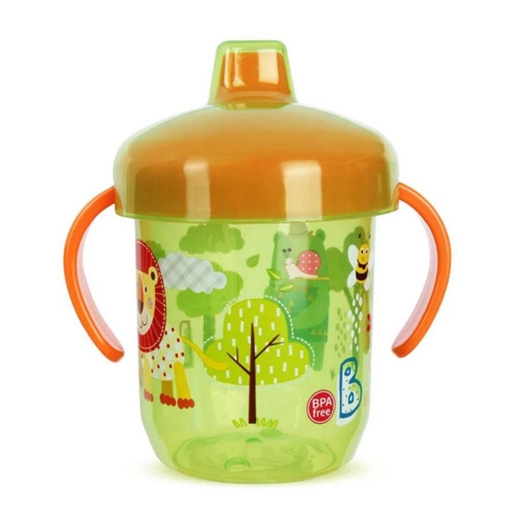 

Creative Baby Duckbill Cup with Double Handle Baby Learning Drinking Cup School зелений