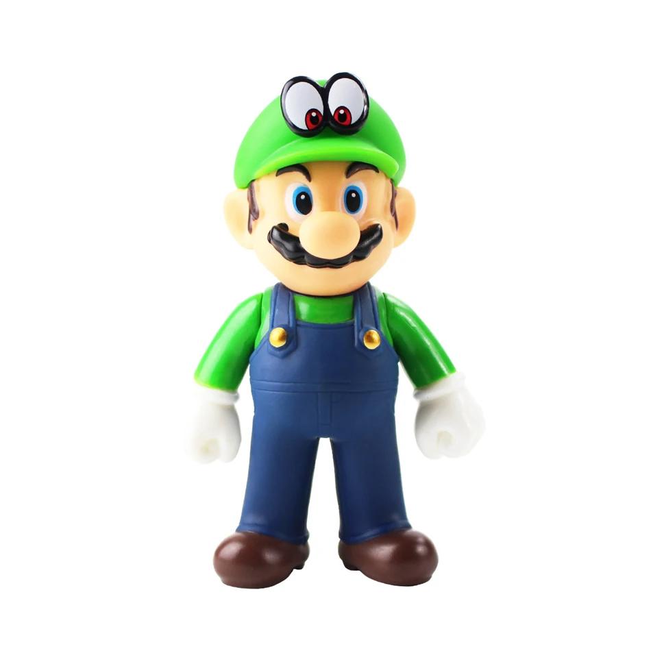 Super Mario Bros Zeichentrickfiguren Modell Geburtstagsgeschenk Anime Figuren Luigi Yoshi Mario Kreatives Sammlermodell Spielzeug.*