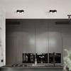 Adjustable LED Double-Head Smart Ceiling Spotlight for Living Room and Aisle