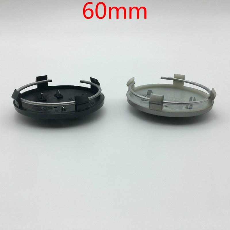 4 stk/parti 60mm 59mm Bilhjul Senternavdeksel Hjulmerkedeksler for A3 A4 A5 A6 A7 Q3 Q5 Q7 S3 S4 S5 S6