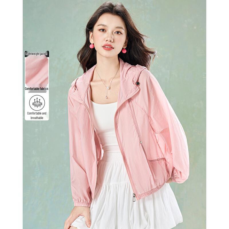 Meilanie Women s Lightweight Hooded Summer Jacket XL