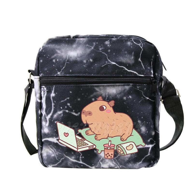 Fashion Versatile Children'S Portable Shoulder Bag Printed Trend Multifunctional Oblique Span Bag