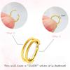 1pcs Double-Hoop Cartilage Earring Diamond Earrings 16G Stainless Steel Hypoallergenic Nose Rings Helix Conch Piercing Jewelry