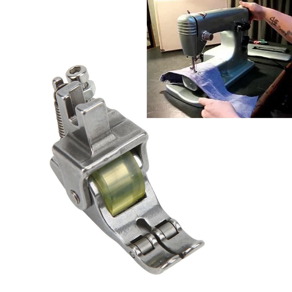 Rubber Wheel Presser Foot Wear Resistant Small Light Sewing Presser Foot for Industrial Sewing Machine