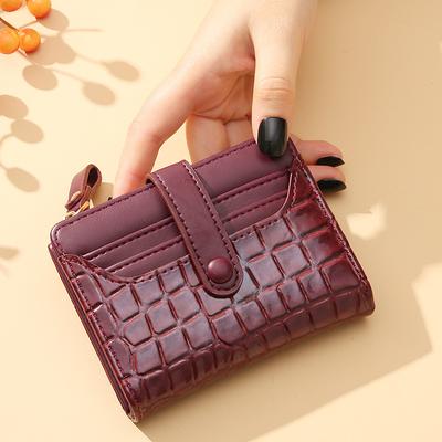 Women Short Wallet Small Fashion Luxury Brand Leather Purse Ladies Card Bag for Women Clutch Female Purse Money Clip Wallet