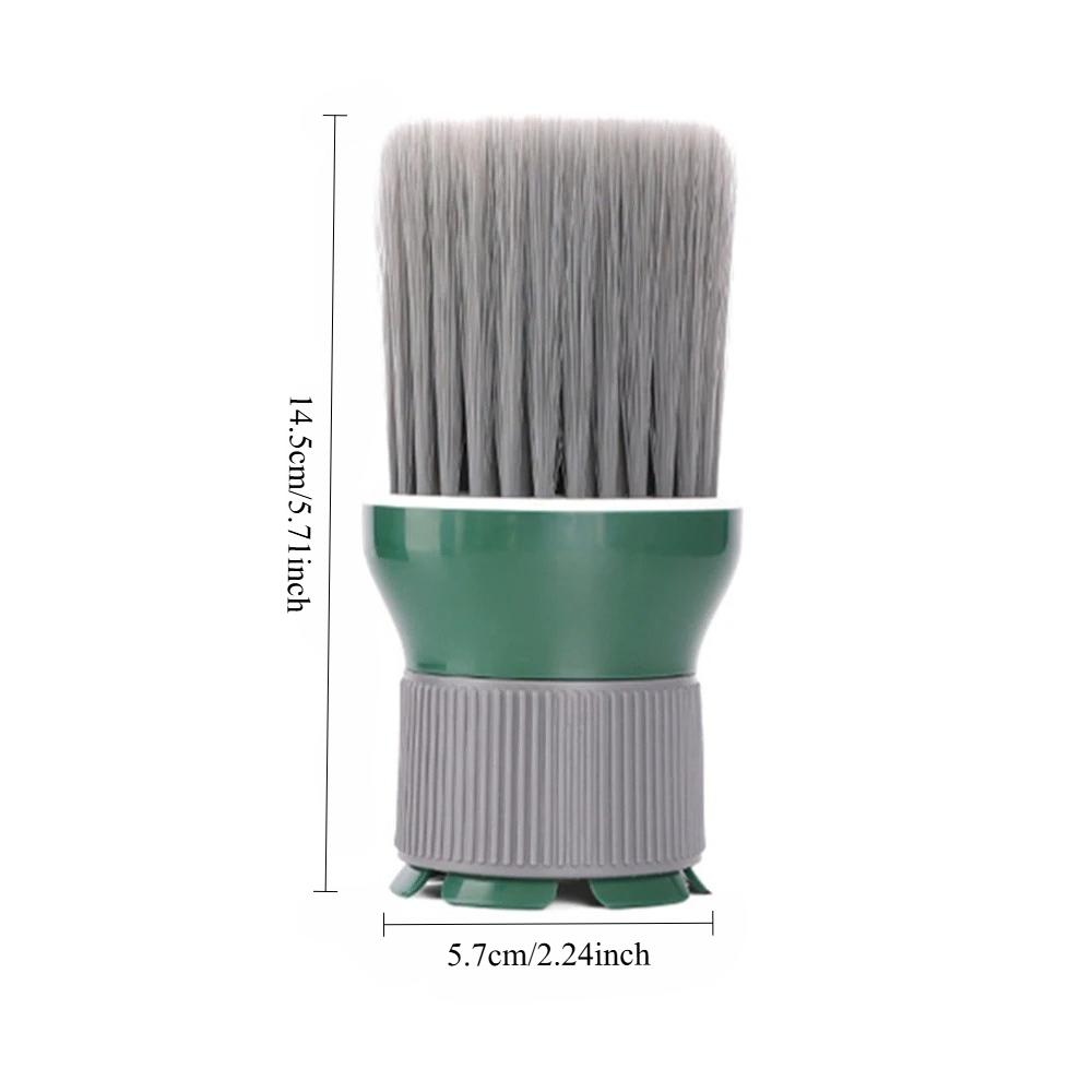 1Pc Hair Dryer Brush Hairdressing Whirlwind Neck Brush Barber Haircut Cleaning Shredded Hair Brush Family Salon Supplies