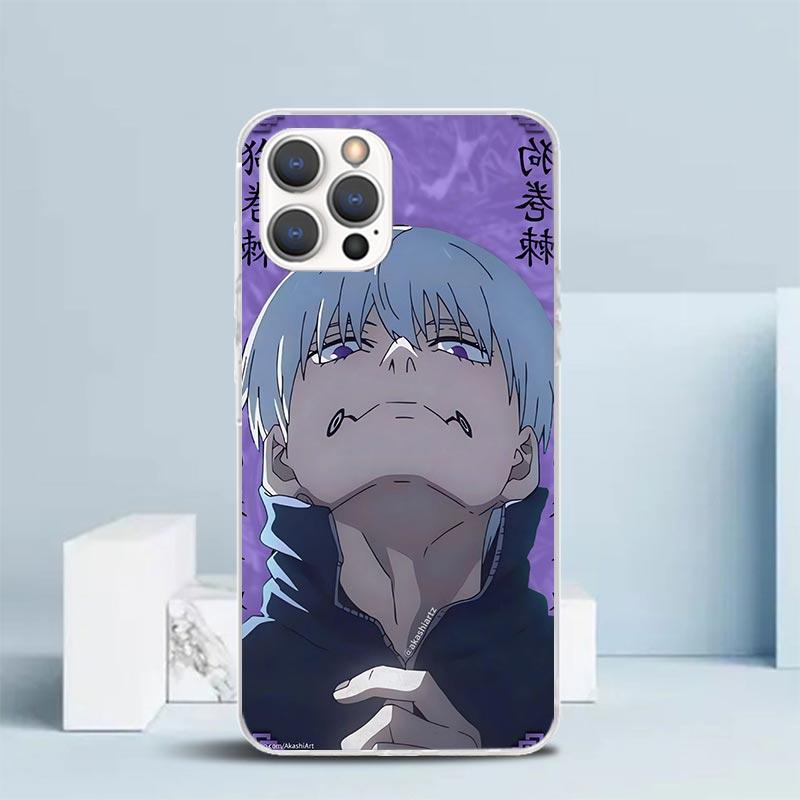 

Kaisen J-Jujutsu Inumaki Toge Phone Case For IPhone 16 17 Air 16E 15 14 Plus 13 Mini 12 11 Pro Max 7 8 + SE 2020 Soft TPU Back C iPhone 13 Mini