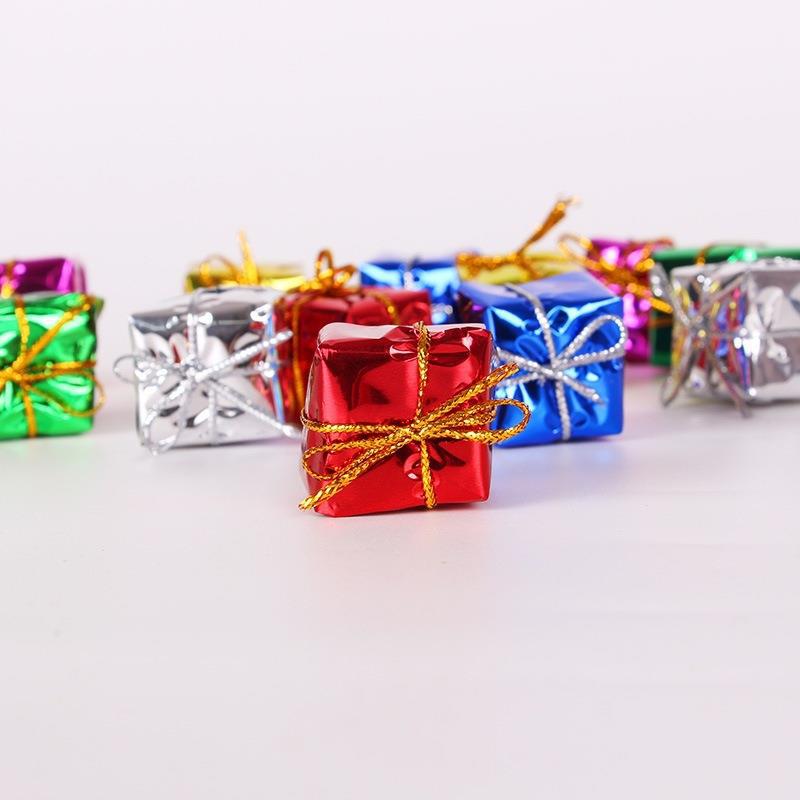 Ornamente Mini Cutie de Crăciun Cutie Cadou din Spumă Cutie Bomboane Colorate Pandantiv Agățat pentru Pomul de Crăciun Decorațiune de Crăciun pentru Petrecerea de Anul Nou