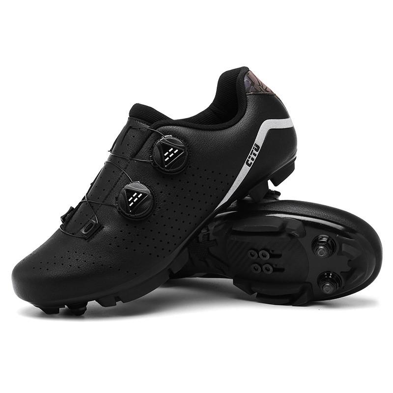 XT6070 Mens Cycling Shoes Mountain Bike Road SPD Clipless Hard Sole Breathable Anti-Slip Shock Absorption