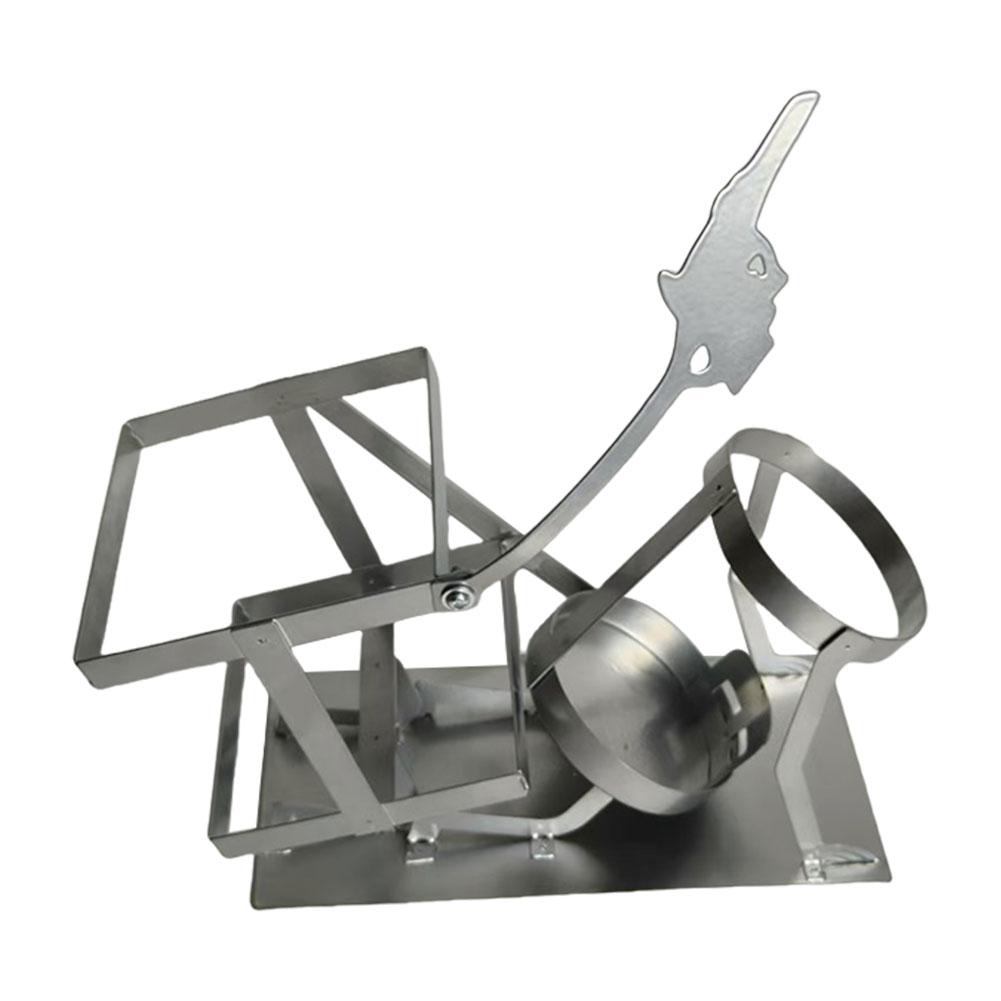 Retro Metal Red Wine Rack Skull Skeleton Design Wine Holder Skull Metal Wine Rack for Home Kitchen Bar Table Decoration