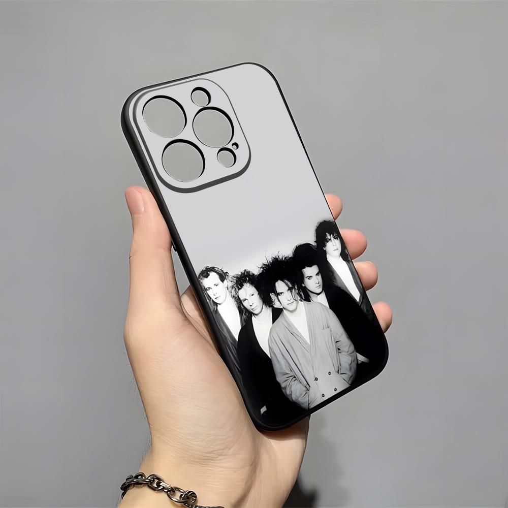 Vintage Rock Band The Cure Phone Case For IPhone 17 Pro Max 16 15 14 Pro Max 13 11 X Xs Xr 8 7Plus Silicone Cover