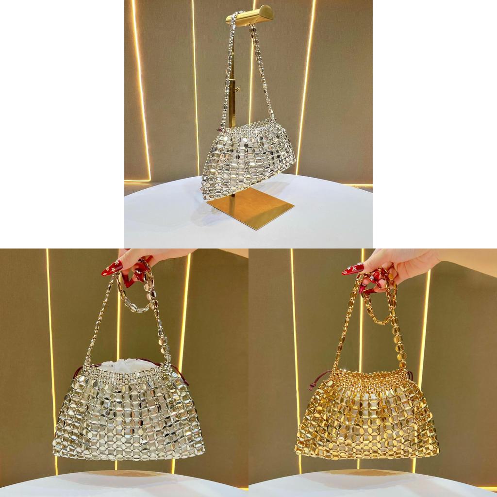 Acrylic Crossbody Bag For Women With Drawstring Closure For Daily Use