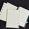 A6 A7 White Brown Vintage Polka Loose Leaf Notebook  DIY Binder Photocards Collect Book Diary Agenda Planner Album Stationery