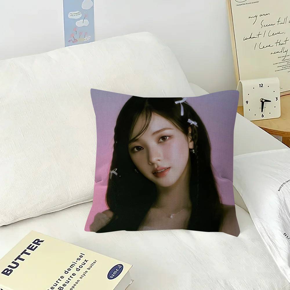 Korean idols KKKARINA Pillow Covers Cartoon Sofa Decorative Home Doublesided Printing Short Plush Cute Cushion Cover