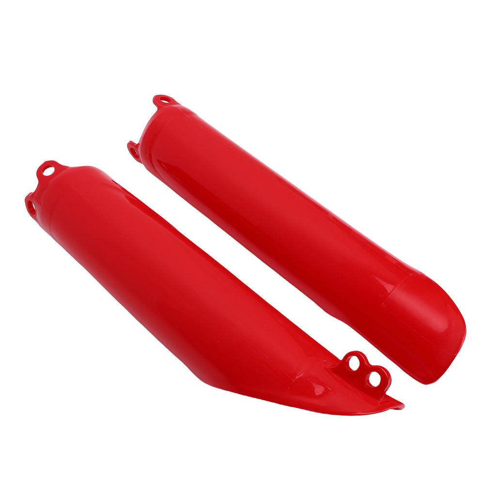 1 Pair Front Fork Guard Red Motorcycle Fork Shock Absorber Protector Replacement for CR125 CR250 CR500 1993 2007