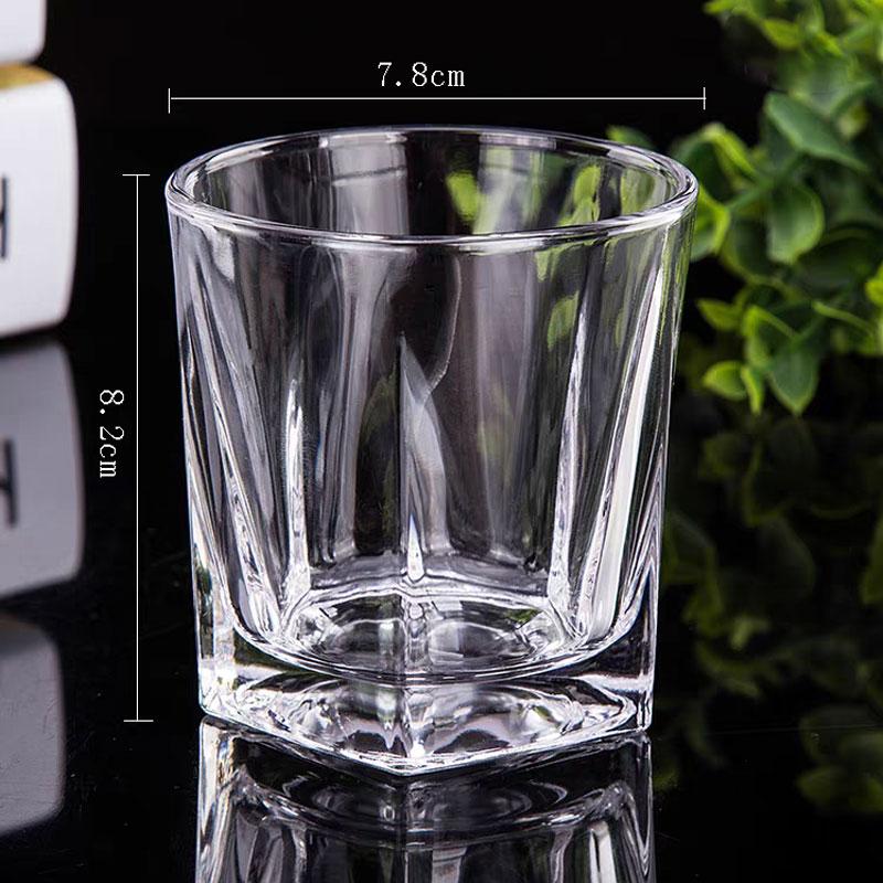 

Два набора стеклянных чашек, пивные кружки, пятиконечные прозрачные чашки, в стиле Инс, западные бокалы для вина, ресторанные чашки для молока, стеклянная чашка 2pcs