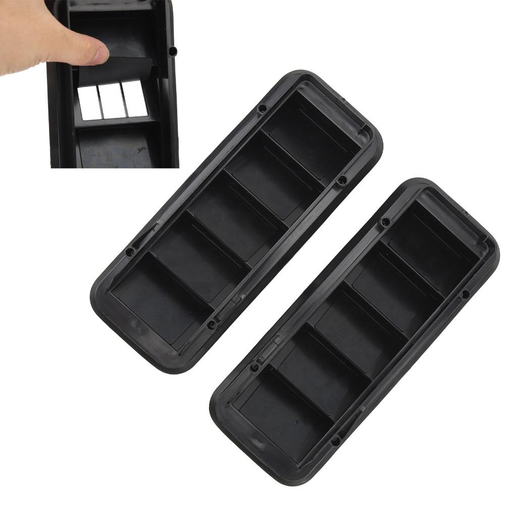 2PCS ABS Cab Air Vent Trim for Chevy Silverado 1500/2500/3500 HD/Sierra For Vehicle Cabin Air System