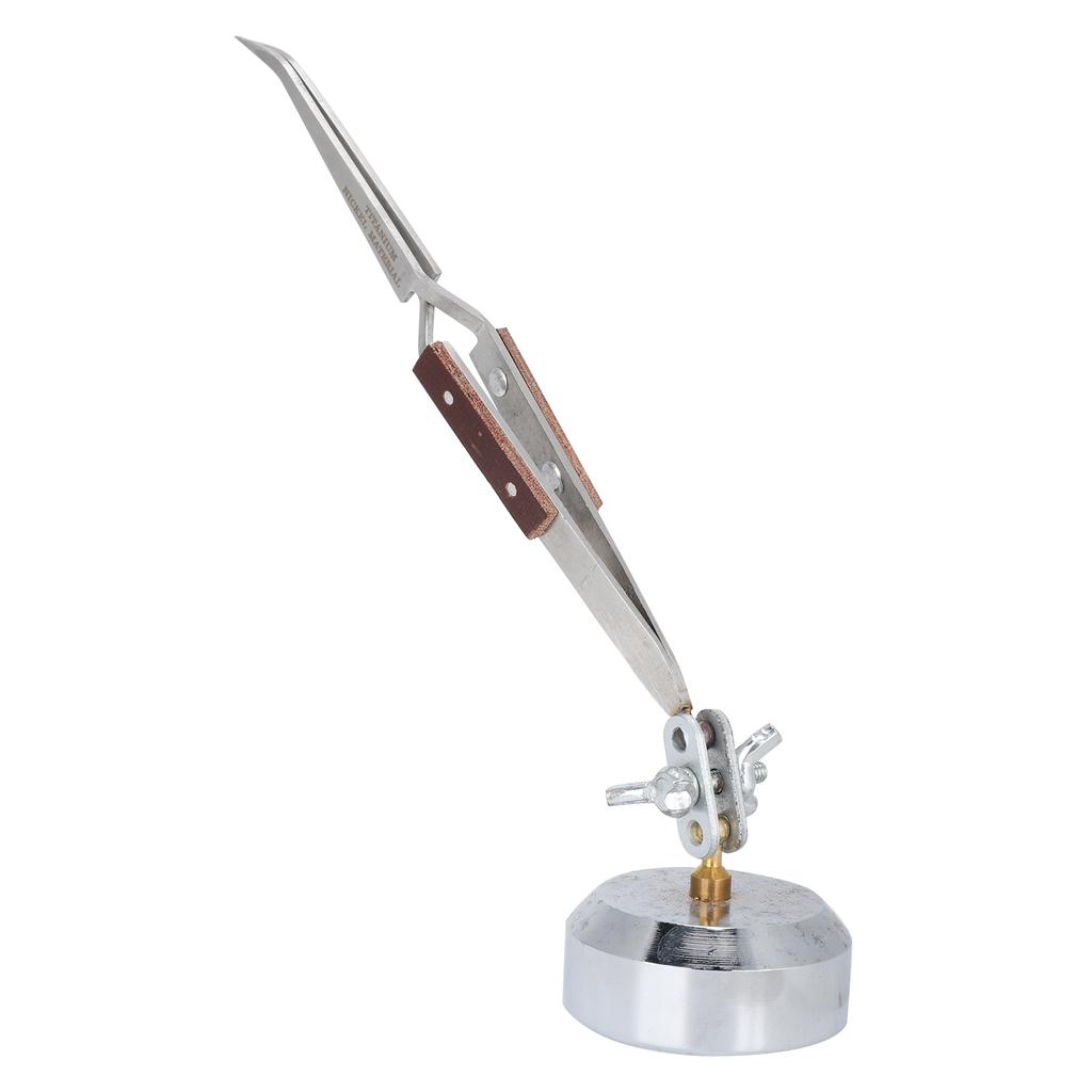 Third Hand Stand with Tweezer Jewelry Welding Straight Curved Tip Craft SuppliesStraight