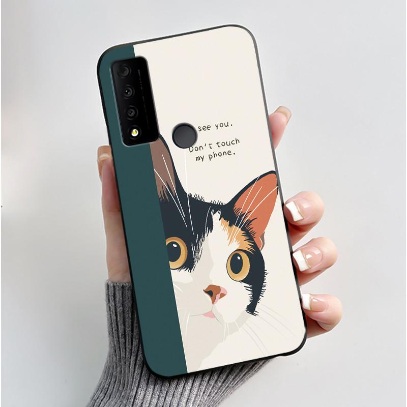 For TCL 30 XE 30 V 5G 30 XL Case Luxury Cute Cool Black Silicone Back Cover For TCL 30XE 30V 30XL Phone Cases TCL30XE Etui Funda