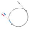 M6 Screw Fine Thread Type K Thermocouple Temperature Sensor Wire 0400 Celsius  (3 M)