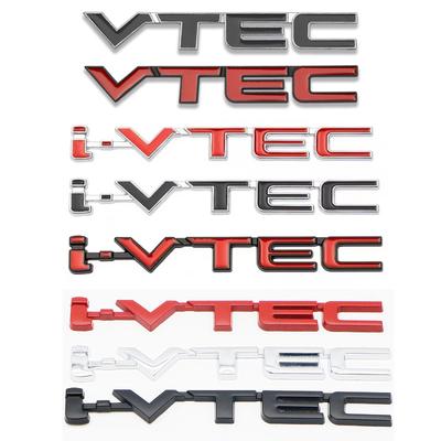 Autocollants 3D en métal i-vtec VTEC pour coffre arrière de voiture, emblème pour Honda CRV City Civic Hornet City Accord Insight