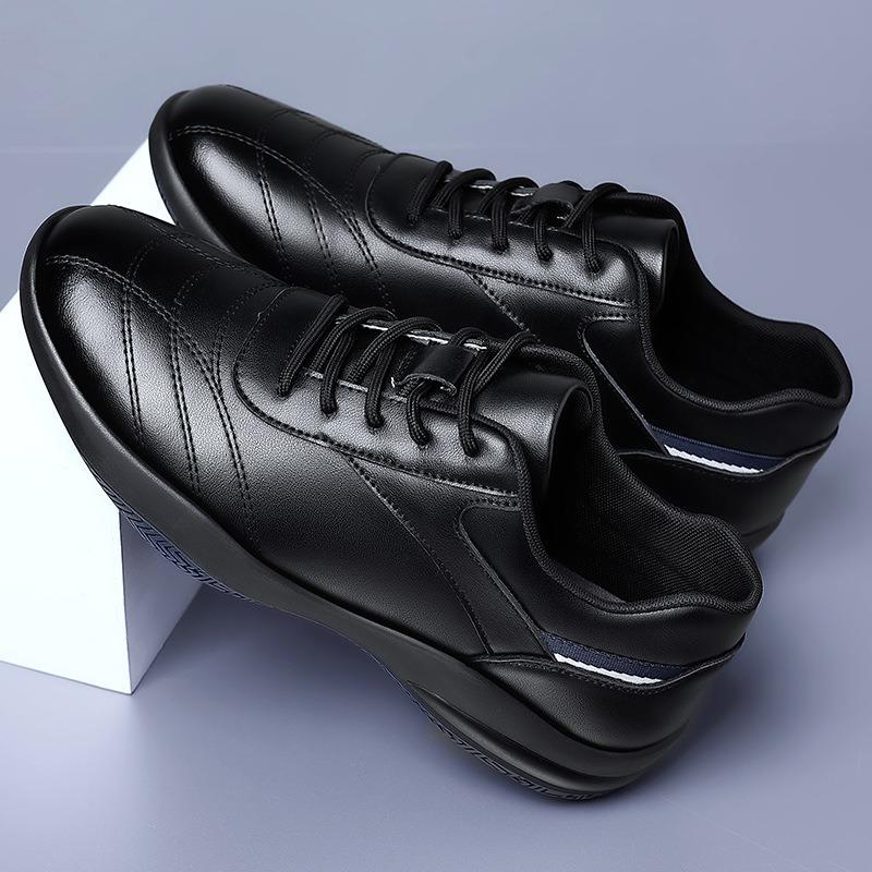 Men's shoes new leather breathable sports casual shoes light versatile board shoes trendy shoes fashion white shoes