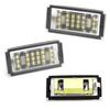 Weiße 18-SMD LED Kennzeichenleuchten für 04-06 BMW E46 LCI 325Ci 330Ci M3 Coupe