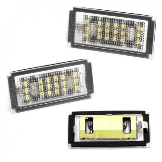 Weiße 18-SMD LED Kennzeichenleuchten für 04-06 BMW E46 LCI 325Ci 330Ci M3 Coupe