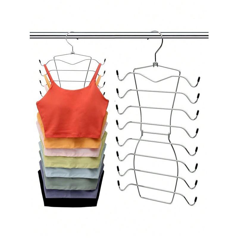 Folding Hanger, Underwear Underwear Drying Storage Rack Layer Underwear Bra Hook, Multi-Layer Thick Seamless Halter Vest Storage Rack