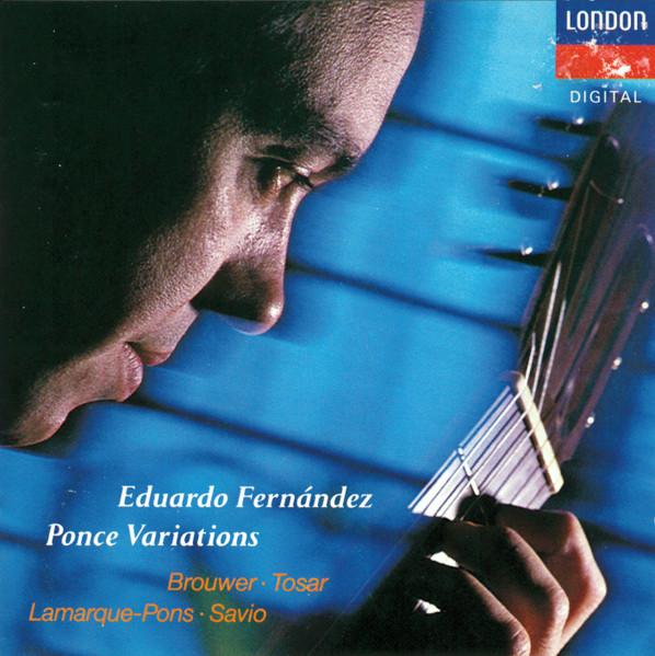 

CD EDUARDO FERNÁNDEZ - Ponce Variations 4218162 London Records 1989 US Classical Used
