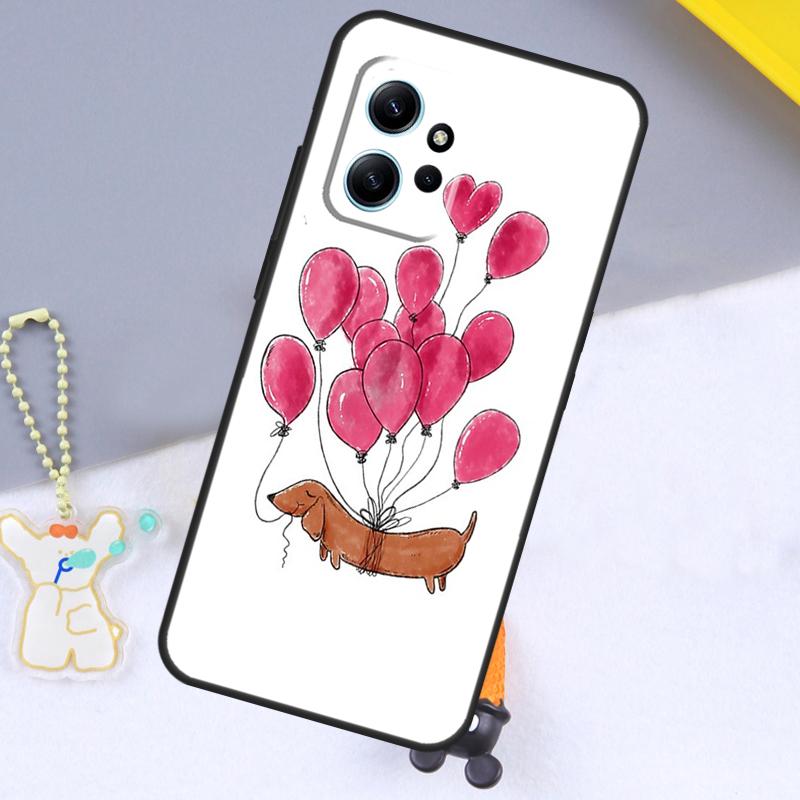 

Cute Dachshund Dog Case For Xiaomi Redmi Note 11 9 10 12 13 14 15 Pro Plus Cover For Redmi 14C 10C 13C 12C 15C Redmi Note 9 Pro