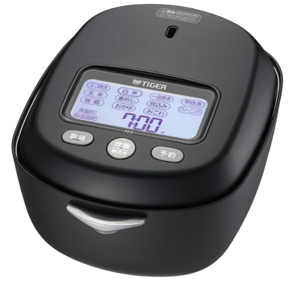 

Термос Tiger Rice глиняный горшок высокого давления IH Top Made in глиняный горшок Foam Fire эксклюзивно для Amazon Экологически чистый черный NEXURISE Original