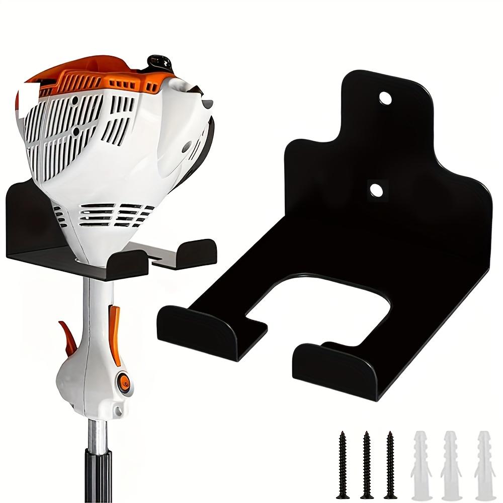 Metal Wall-Mounted Weed Whacker and Lawn Mower Rack – for Garage & Garden Storage, Garden Weeding Machine Storage Rack, All-in-One Tool Organizer