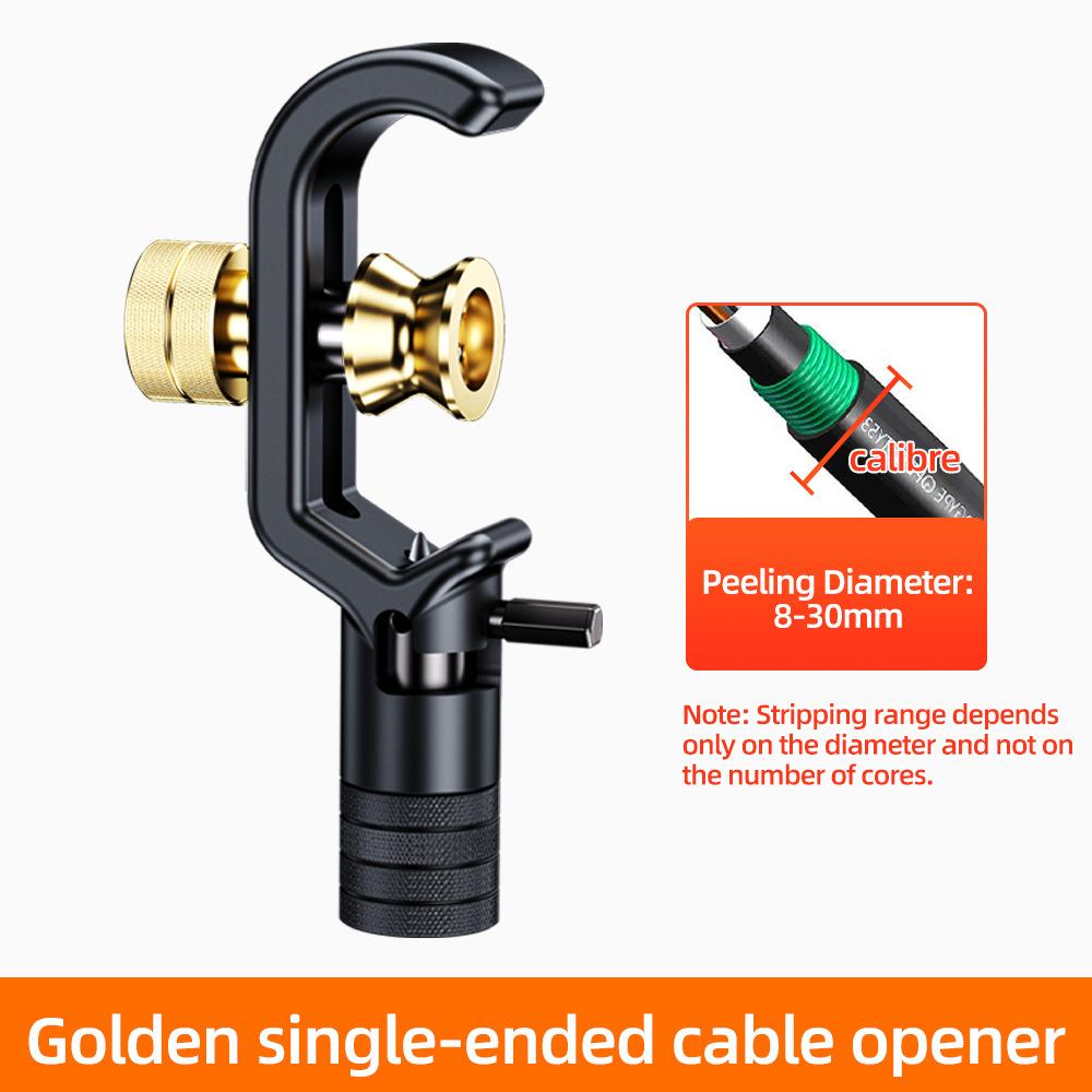 

Cable stripper Longitudinal transverse cable cutter Slitting ring cutting optical cable water pipe